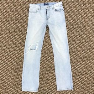 Boys Old Navy Distressed Jeans, 14 Reg, Slim Fit